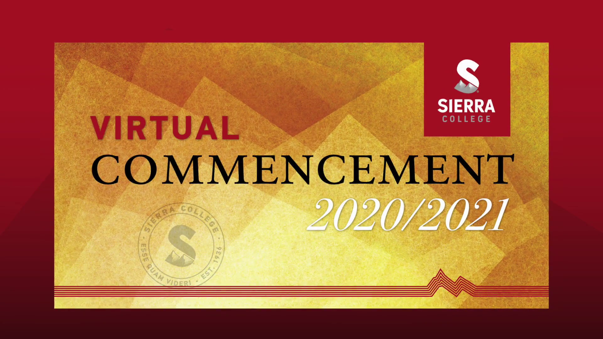 Sierra College Virtual Commencement 2019-2020 — May 2021's clip video thumbnail